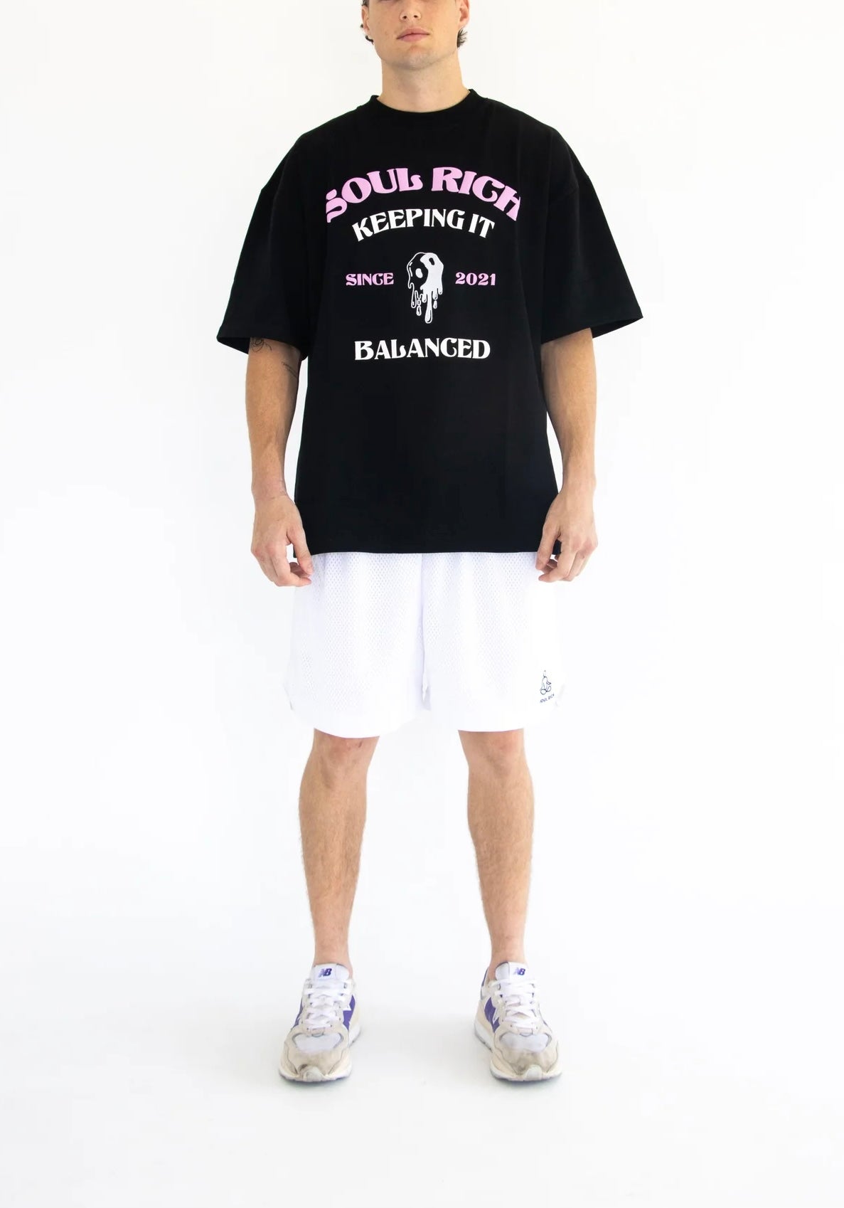 Keeping It Balanced Black T-Shirts