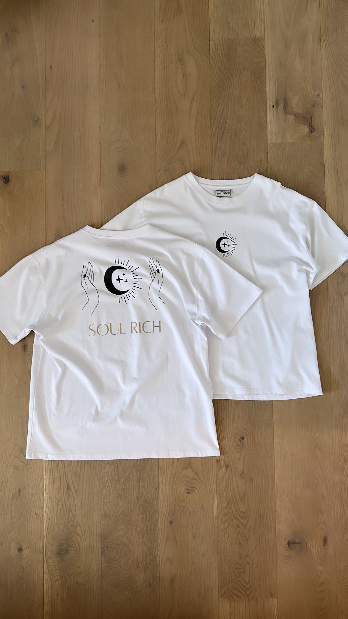 Double Logo White Tee