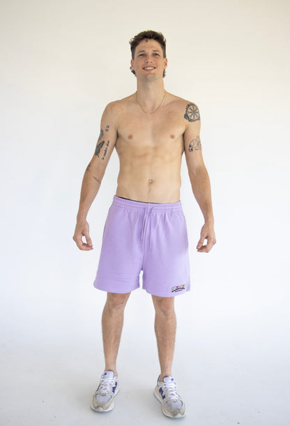 Good Vibes Only Shorts - Purple