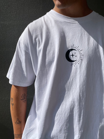 Double Logo White T-Shirts